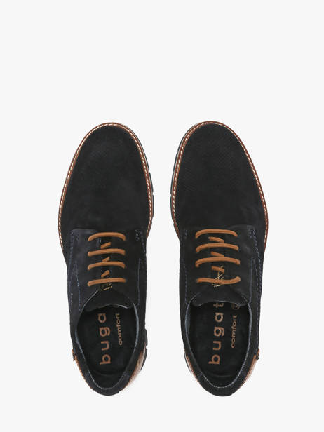 Stadsschoenen Uit Leder Bugatti Blauw men 3319711K ander zicht 3